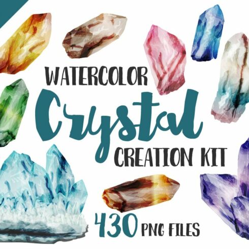 Watercolor Crystal Creation Kit cover image.