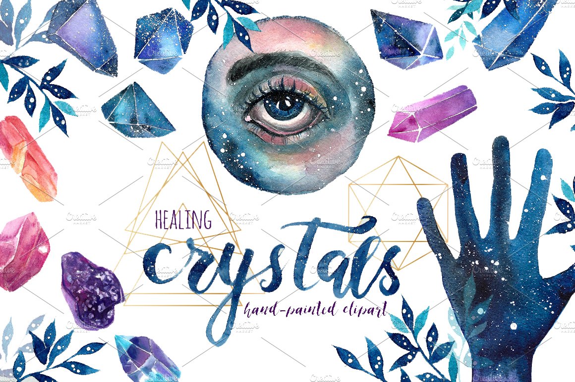 healing CRYSTALS cover image.