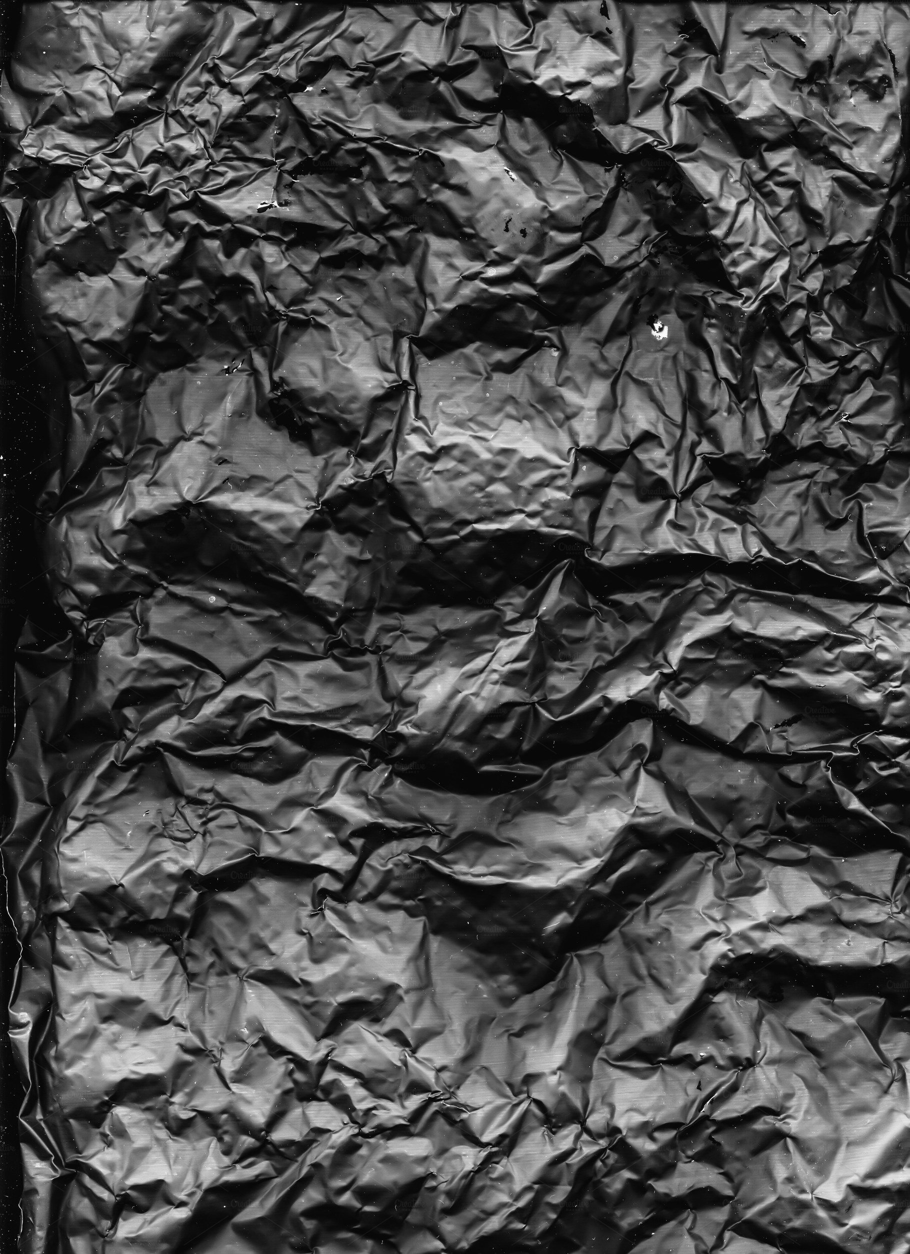 black distressed background wrinkled cover image.