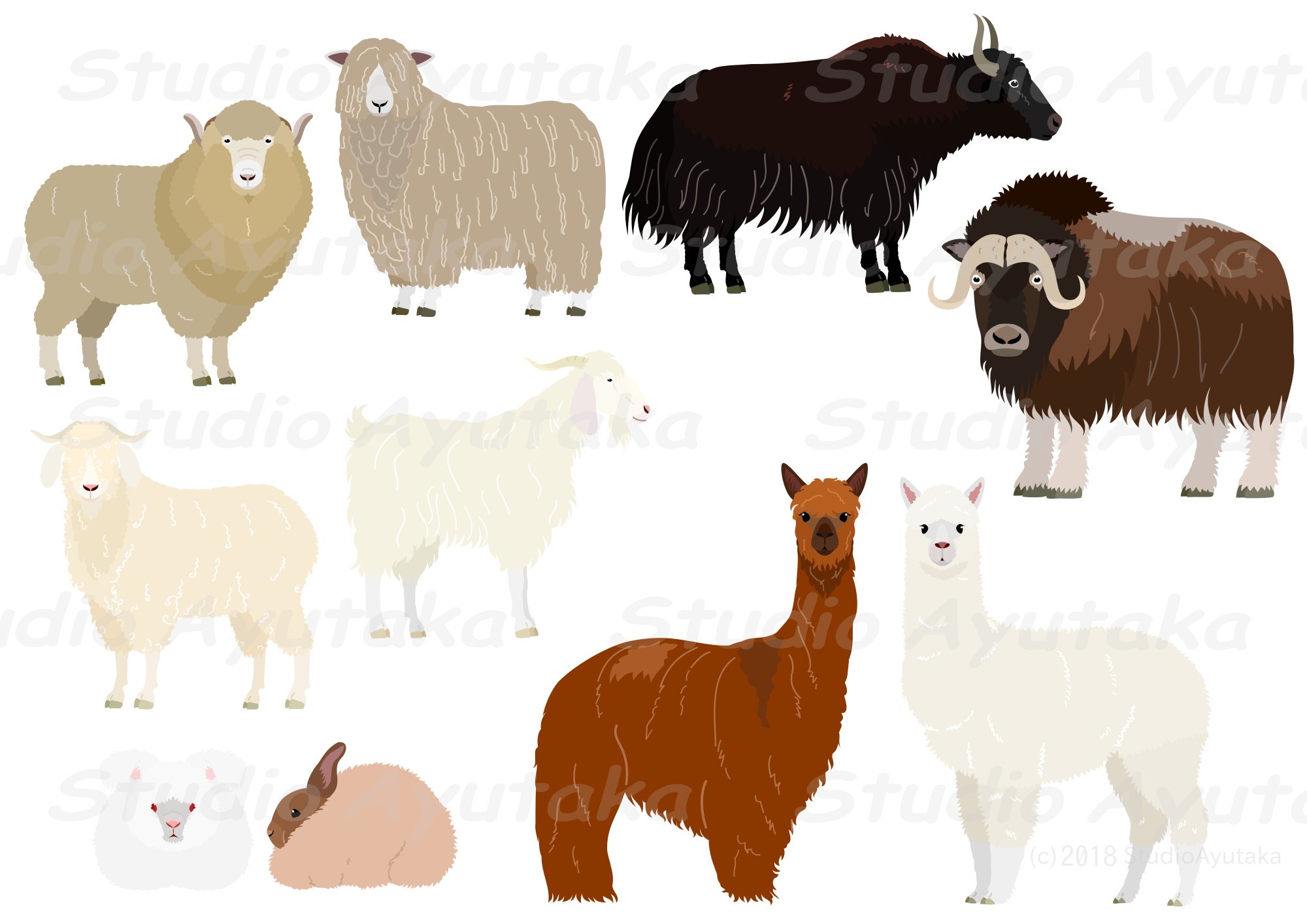fiber animals group preview image.