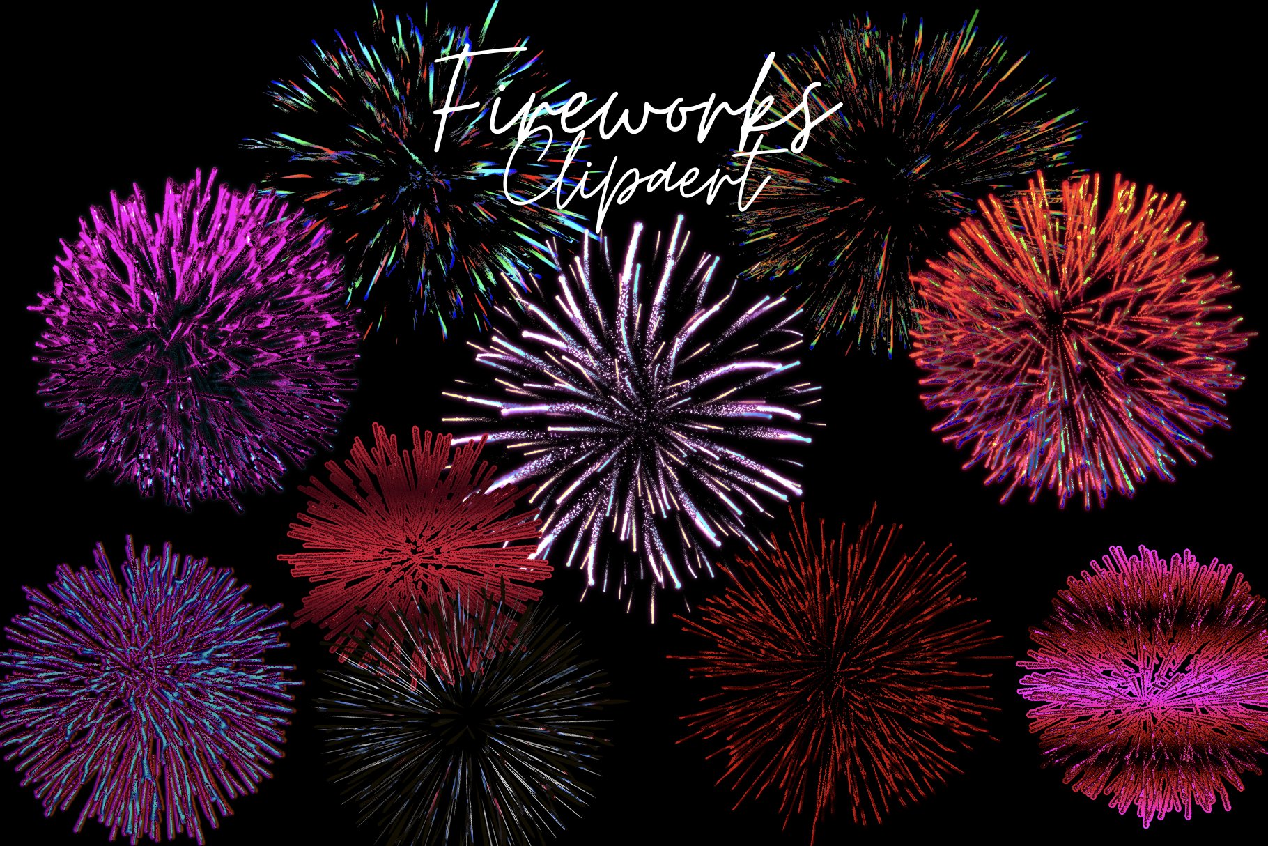 Fireworks Overlays cover image.