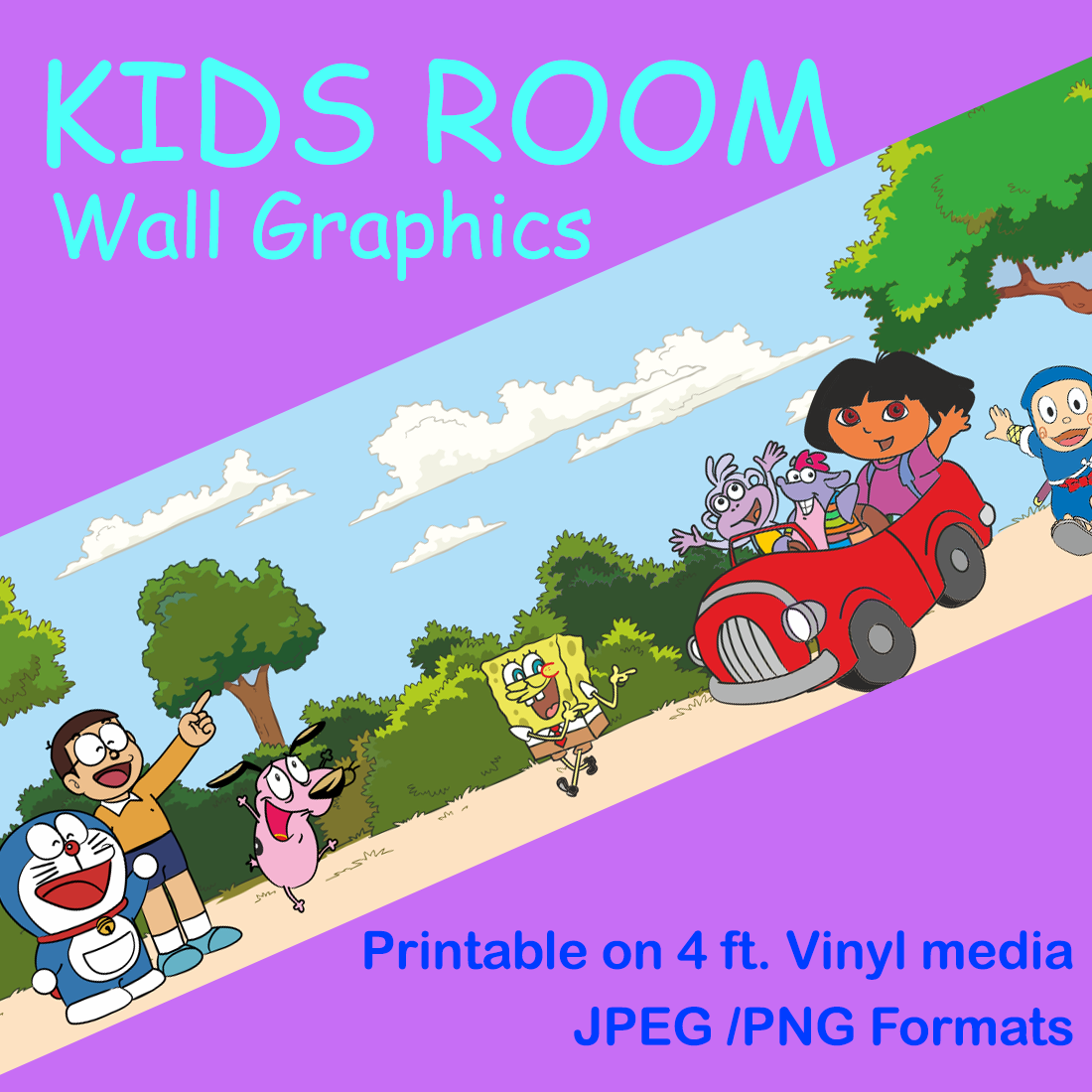 Kids Room Wall Graphics and Stickers cover image.