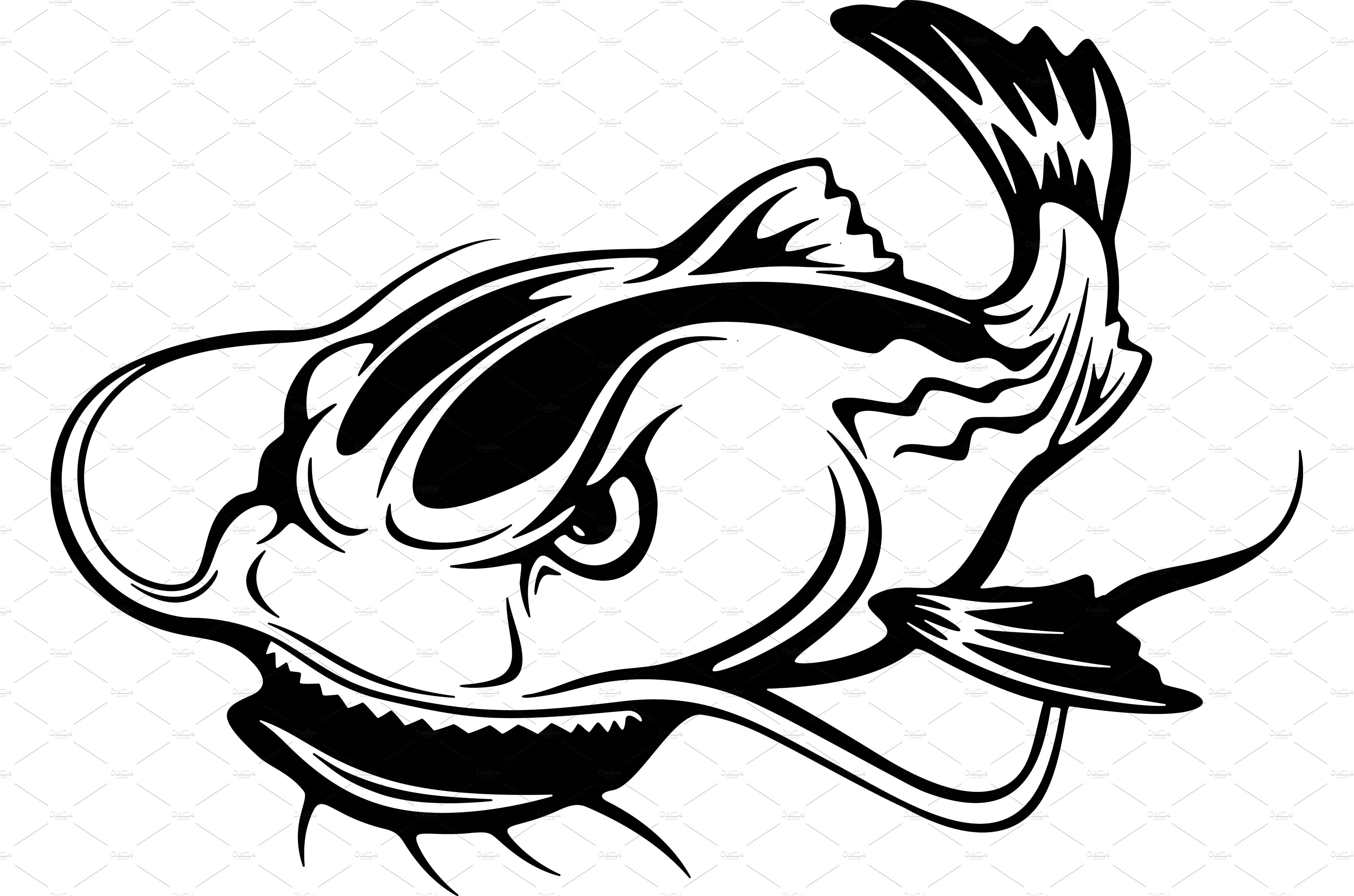 catfish, monster fish - Stylized cover image.