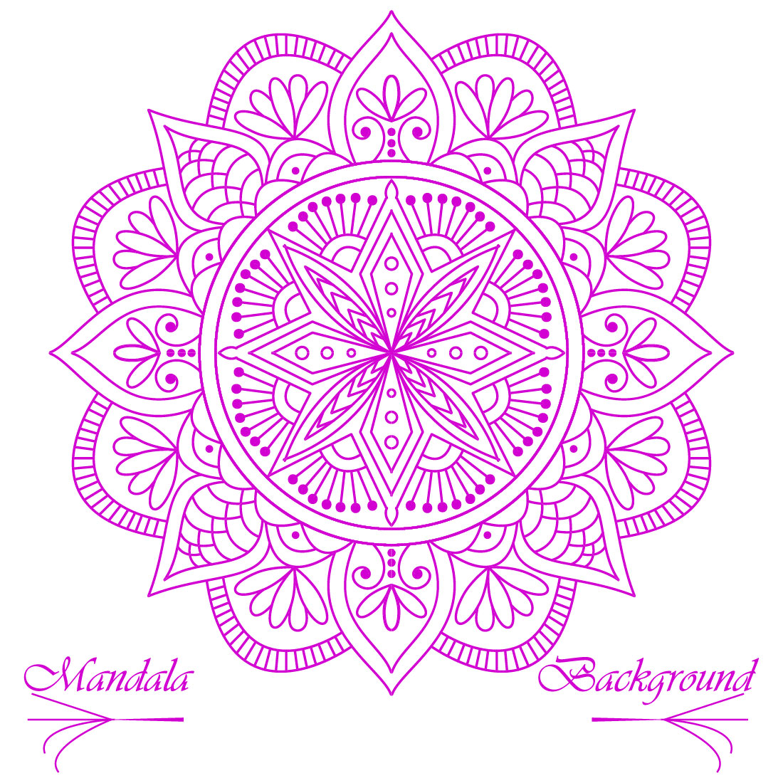 flower style mandala design template svg ai eps pdf jpg png file 03 294