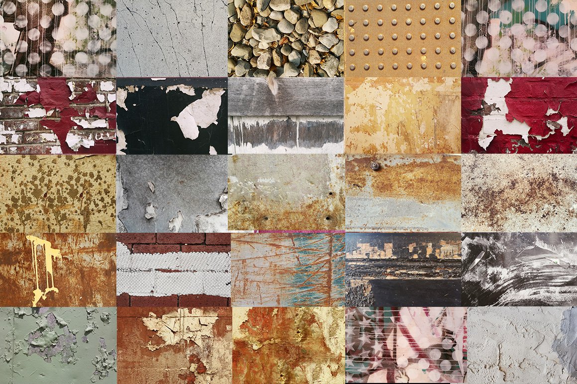 Urban Grunge V.05 Textures preview image.