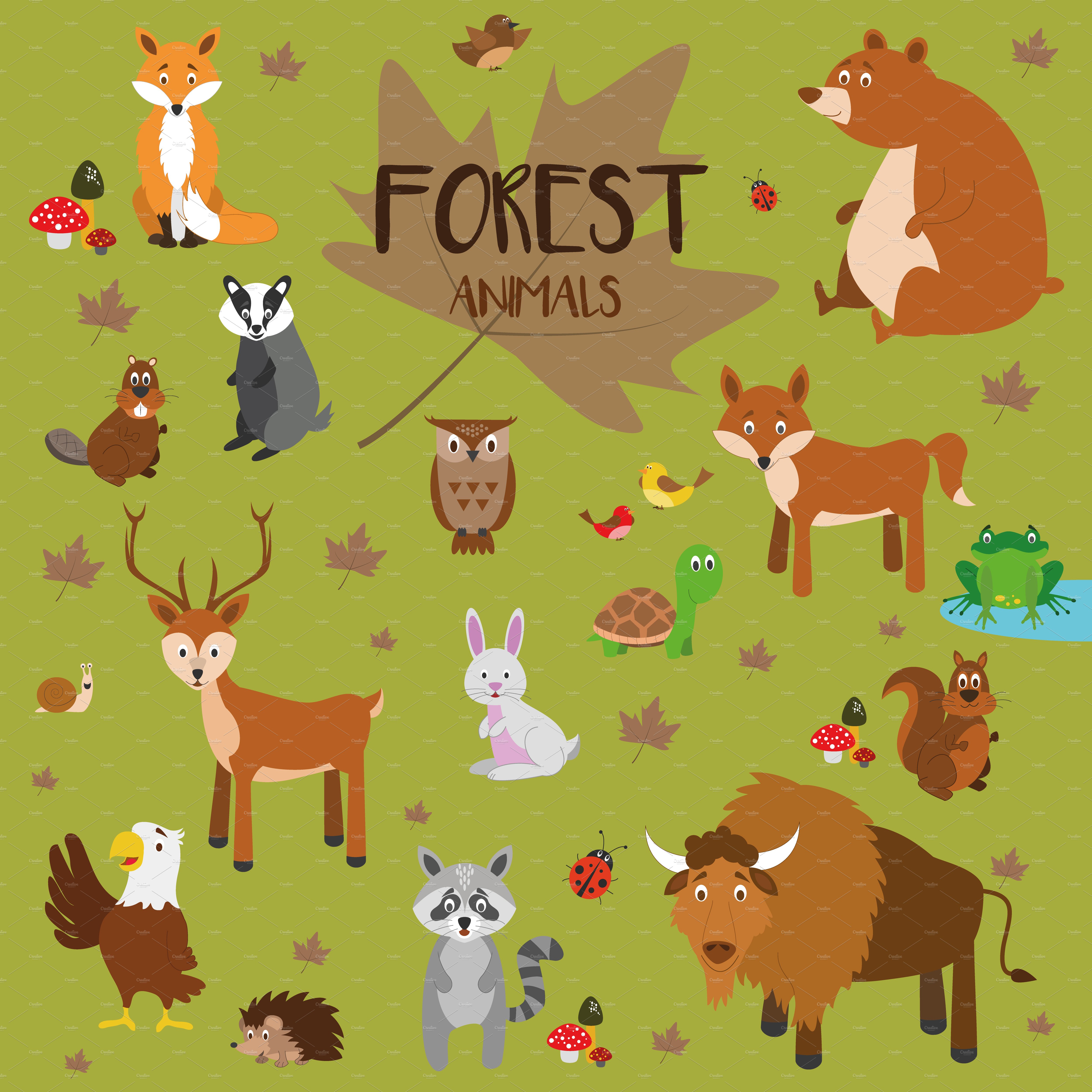 20x Forest animals Set cover image.
