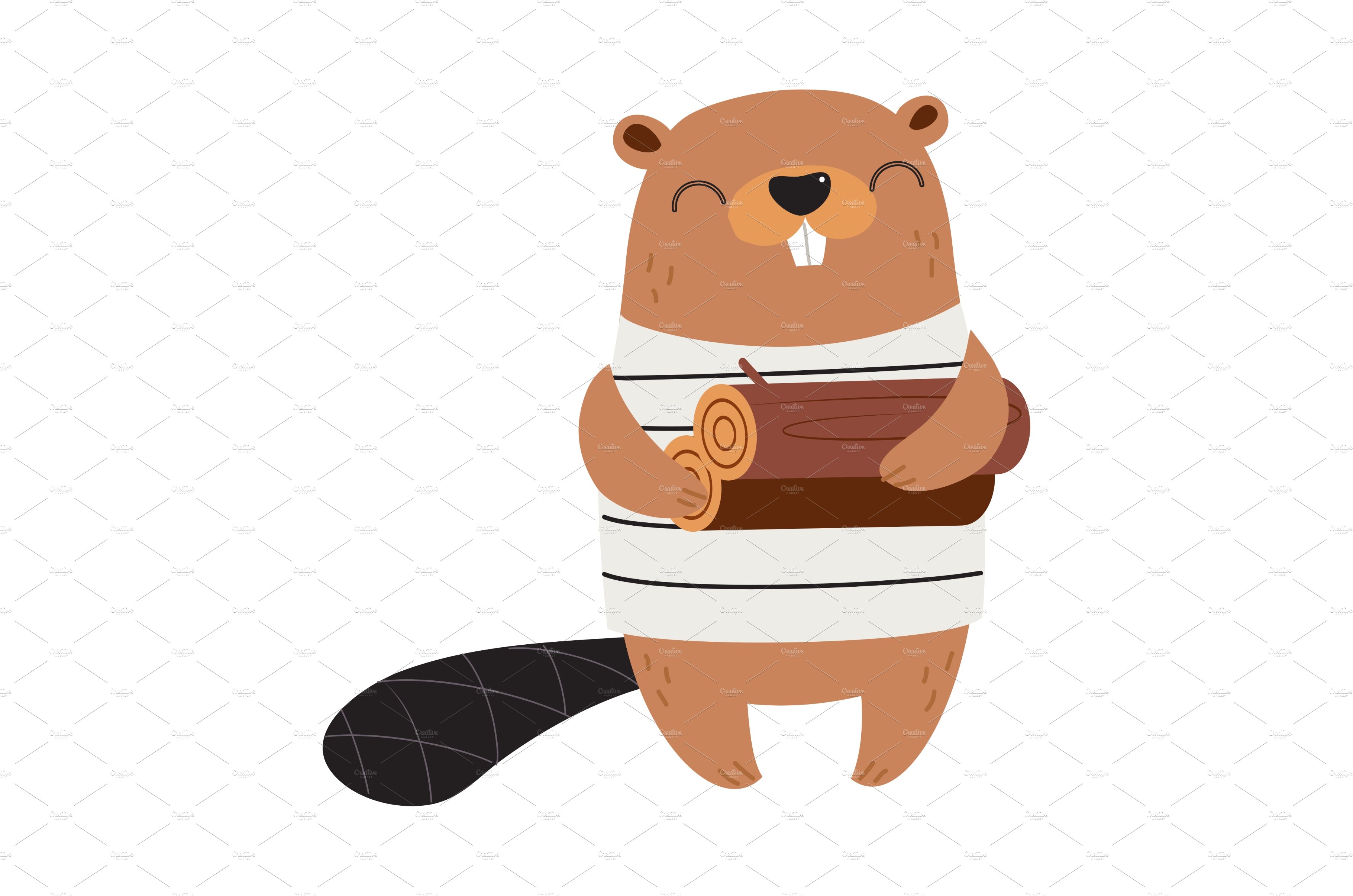 Cute Beaver as Forest Animal cover image.