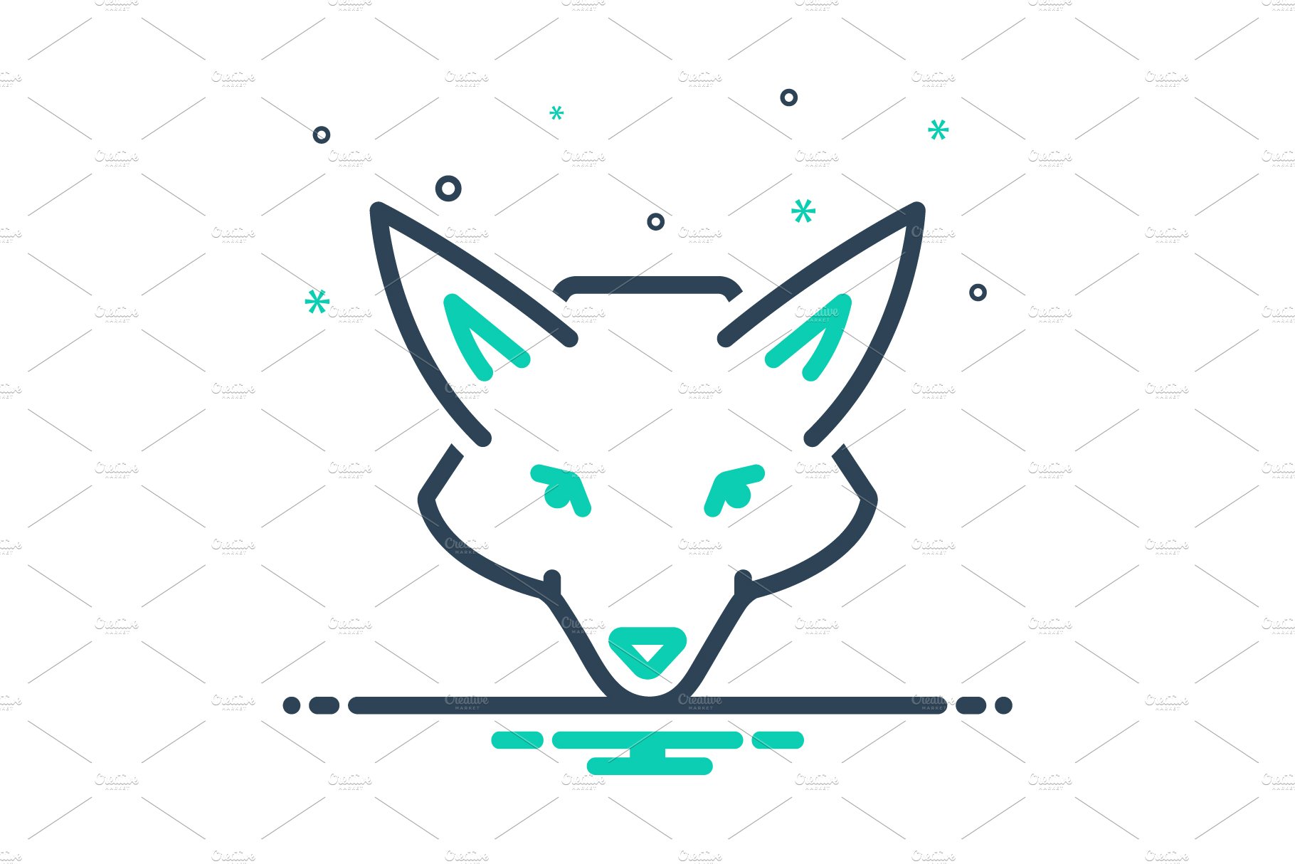 Fox animal mix icon cover image.