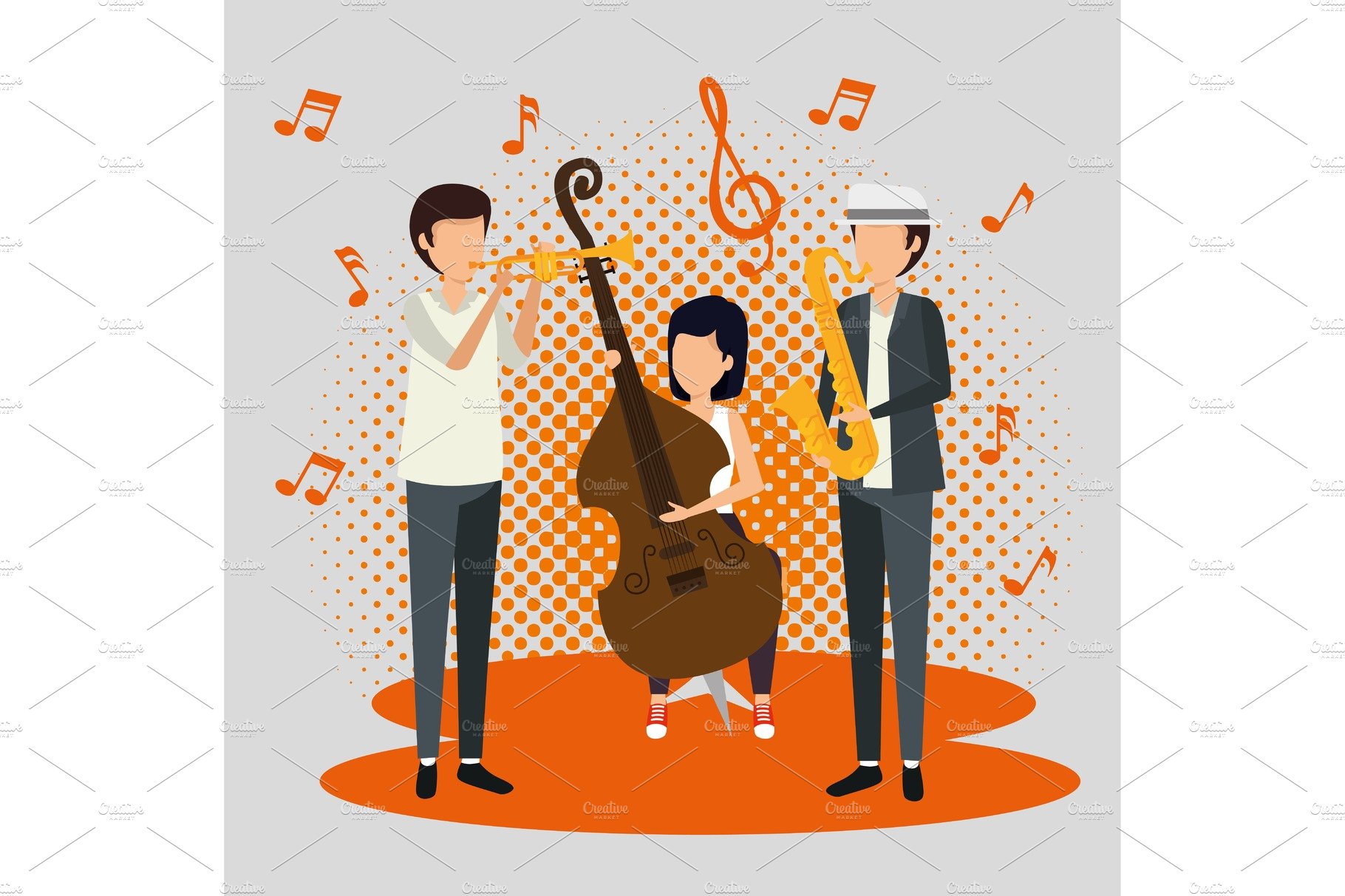 men and woman play music instrument cover image.