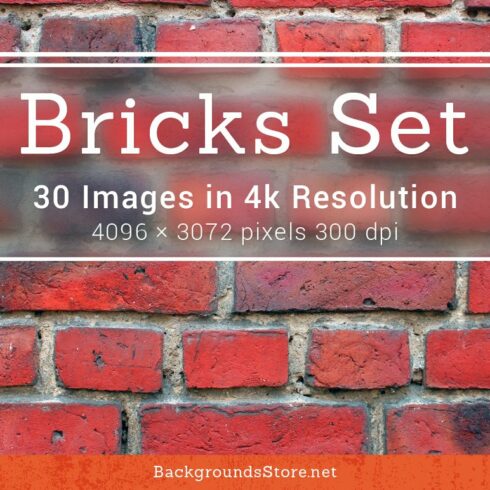 Brick Wall Textures Set cover image.