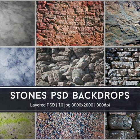 Stones PSD Textures cover image.