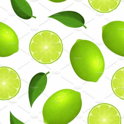 Lime and Slice Seamless Pattern cover image.