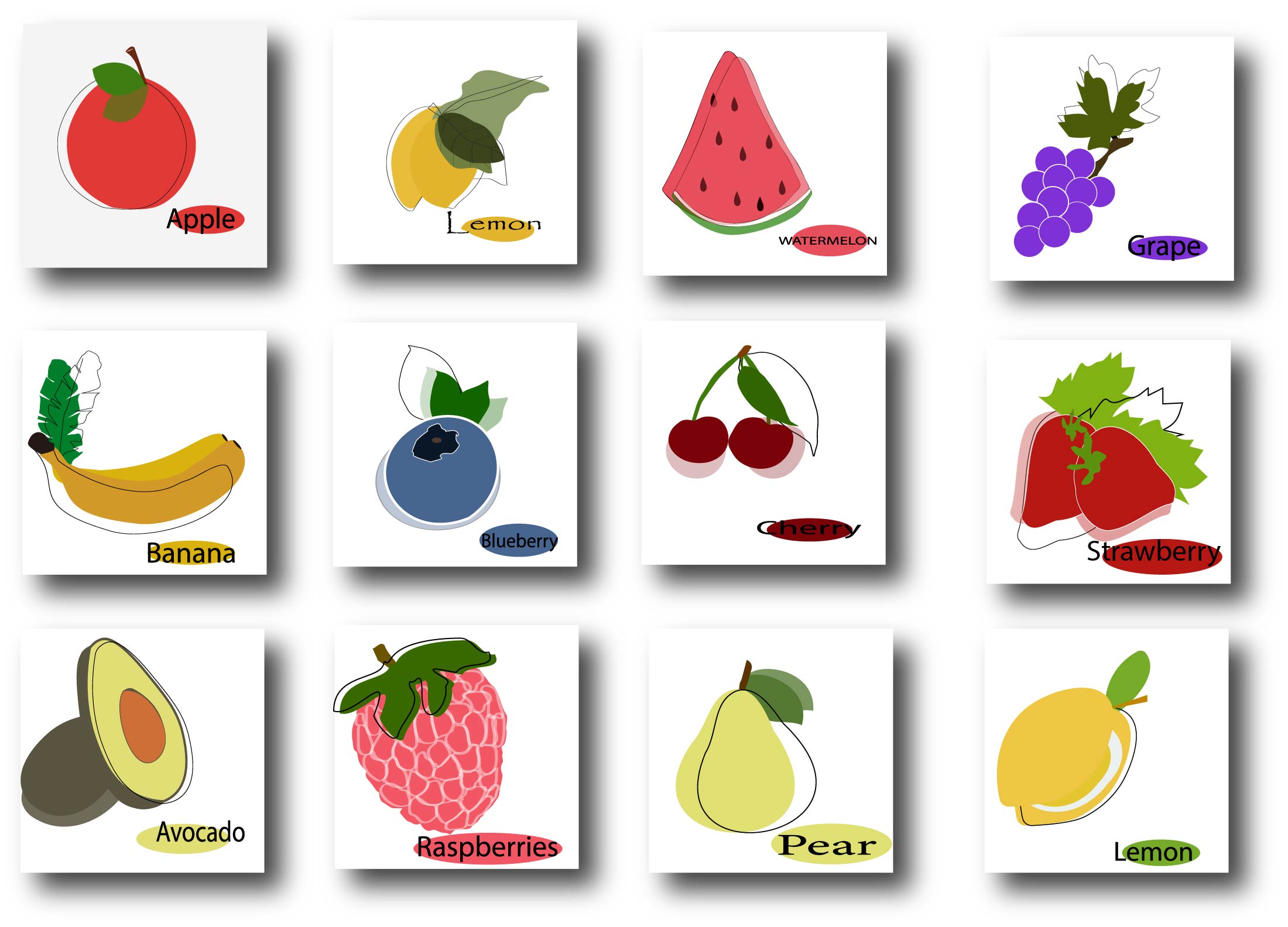 fruits logo.evanto 140