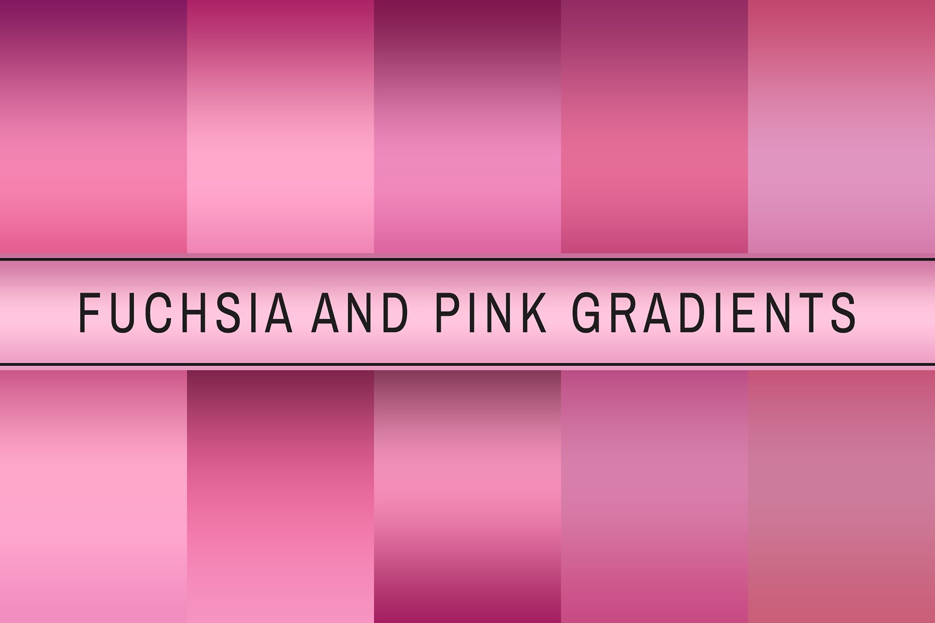 Fuchsia And Pink Gradients cover image.