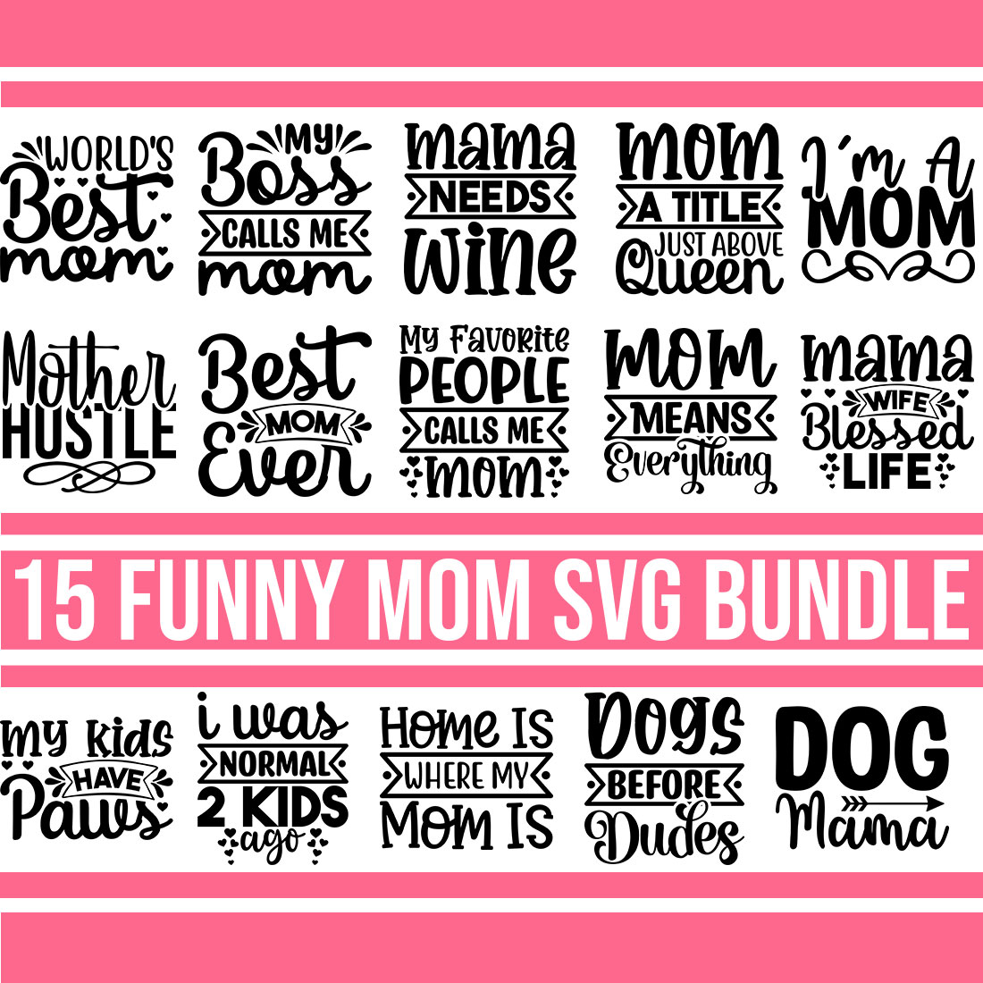 funny mom svg bundle 255