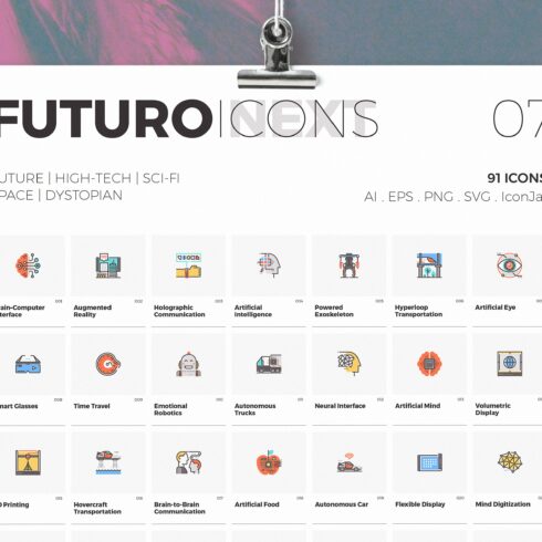 Futuro Next Icons / Future Pack cover image.