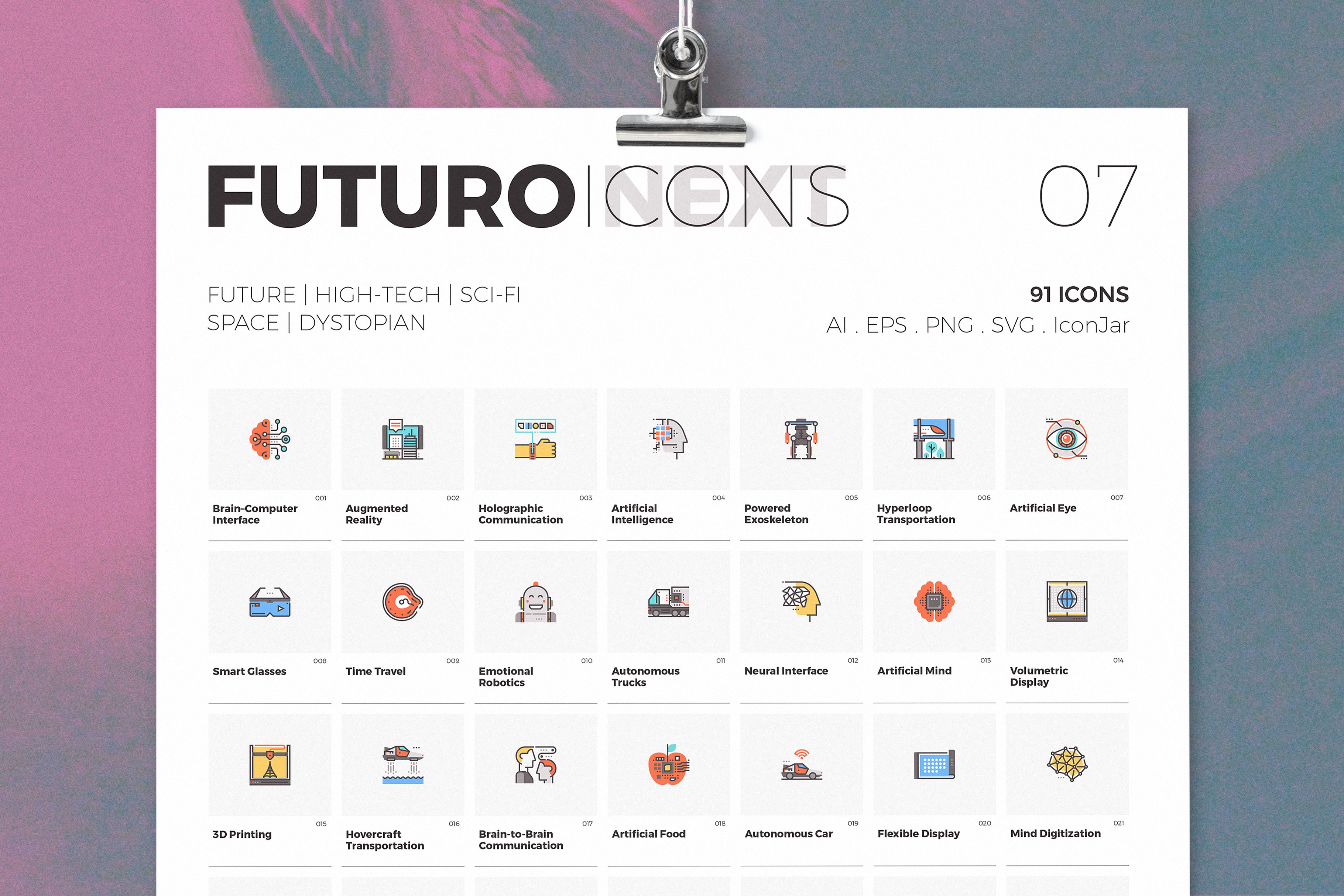 Futuro Next Icons / Future Pack cover image.