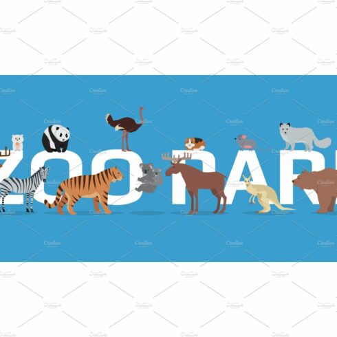 Zoo Park with Animals Banner cover image.