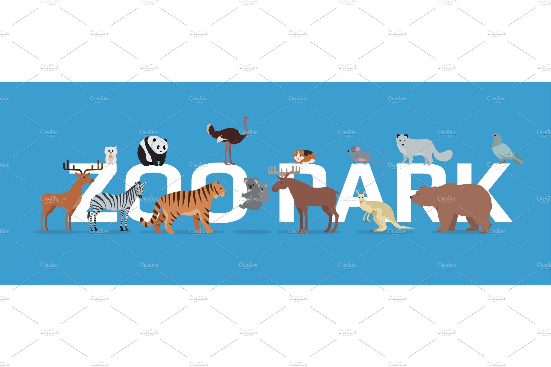 Zoo Park with Animals Banner cover image.