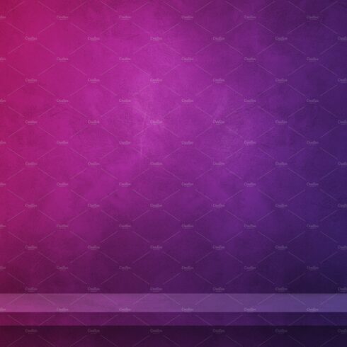 Empty shelf on a purple wall. Background template. Vertical back cover image.
