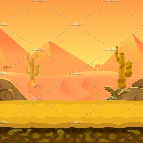 Pyramids Game Background cover image.
