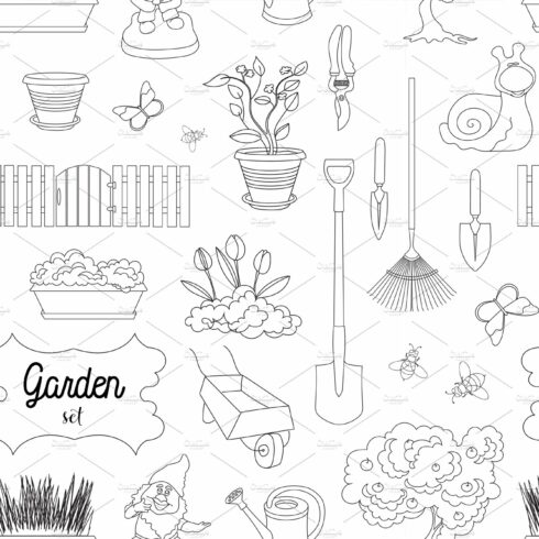 Garden set pattern cover image.