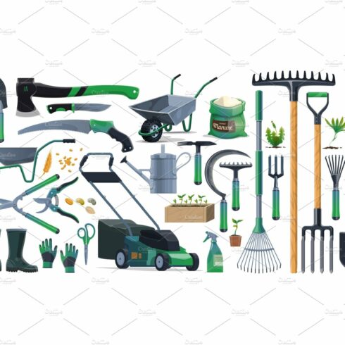 Garden tools, equipment cover image.
