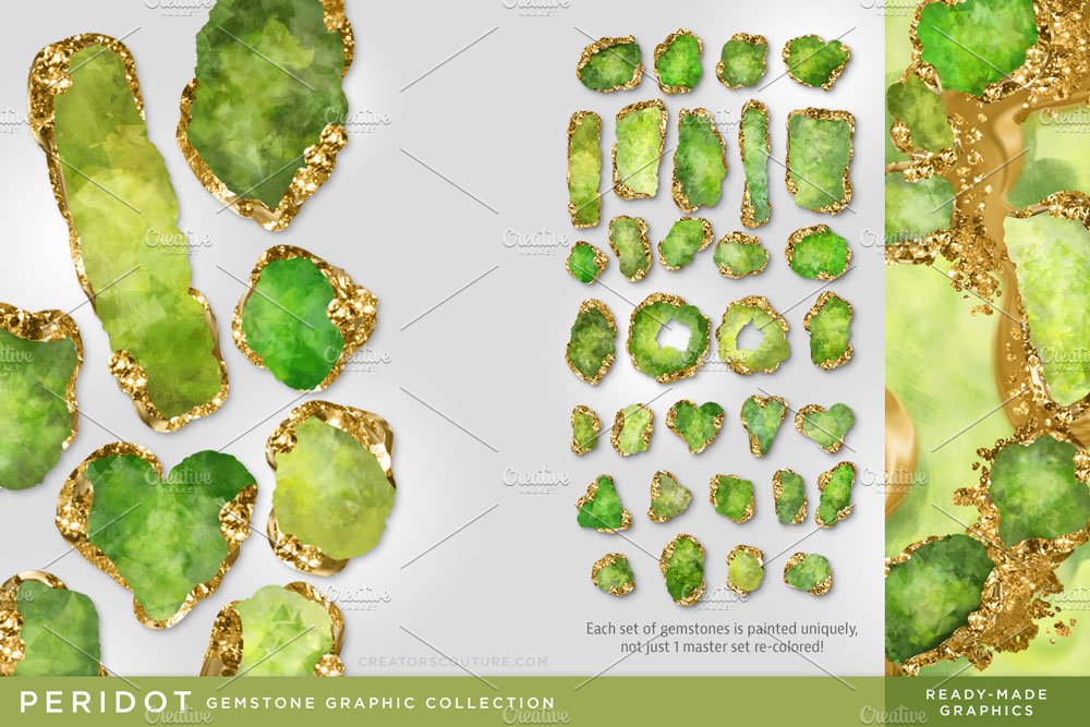 gem illustrations peridot creativemarket 137