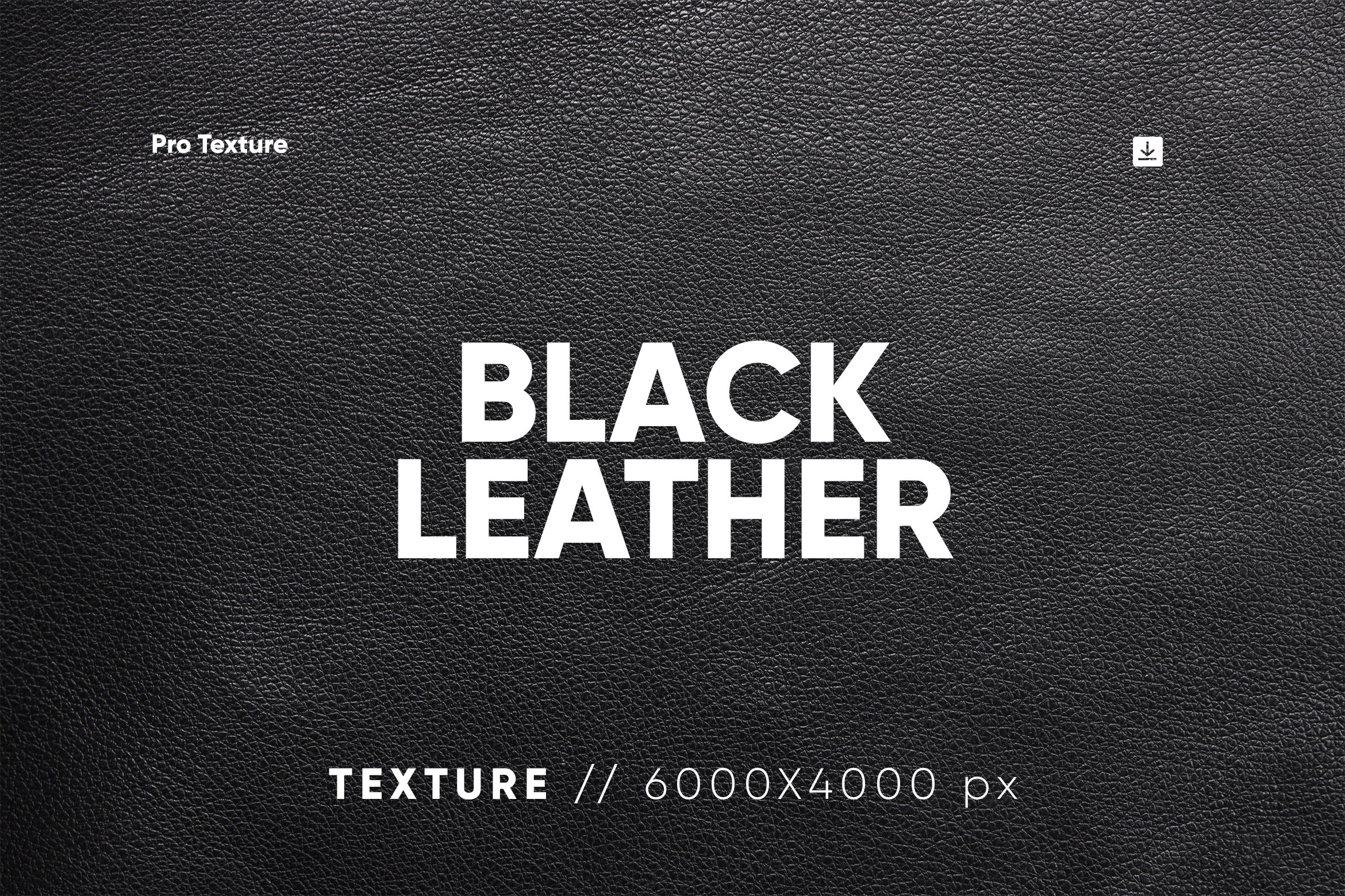 20 Black Leather Textures HQ cover image.