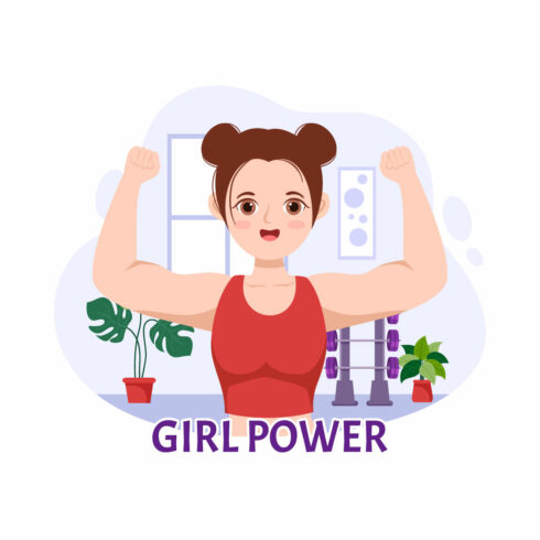 11 Girl Power Vector Illustration cover image.