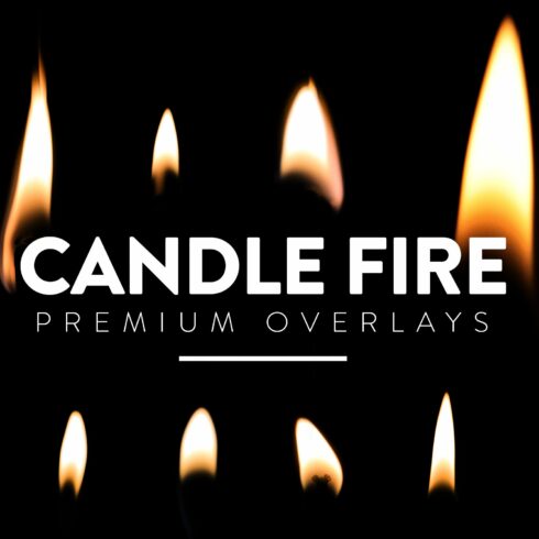 30 Candle Flames Overlays cover image.