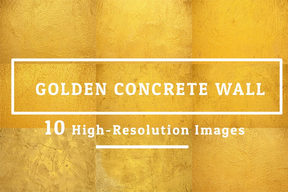 golden concrete wall cover 965