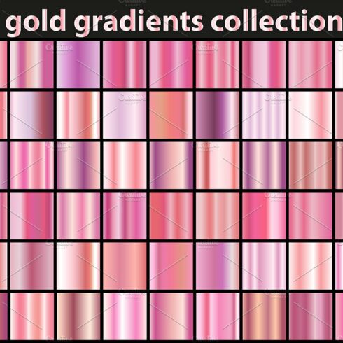 Rose gold gradient collection cover image.
