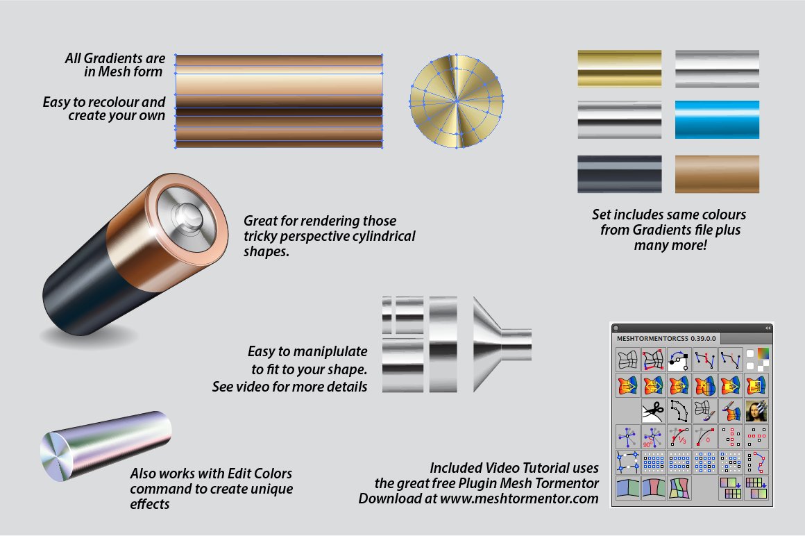 Gradient Mesh Presets preview image.