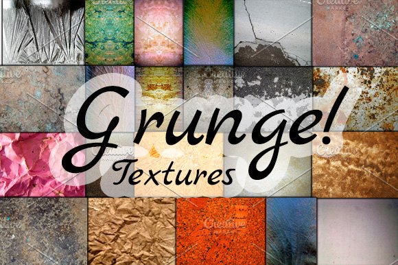 40 Grunge Textures +10 Free cover image.