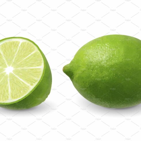 Lemon fruit design element cover image.