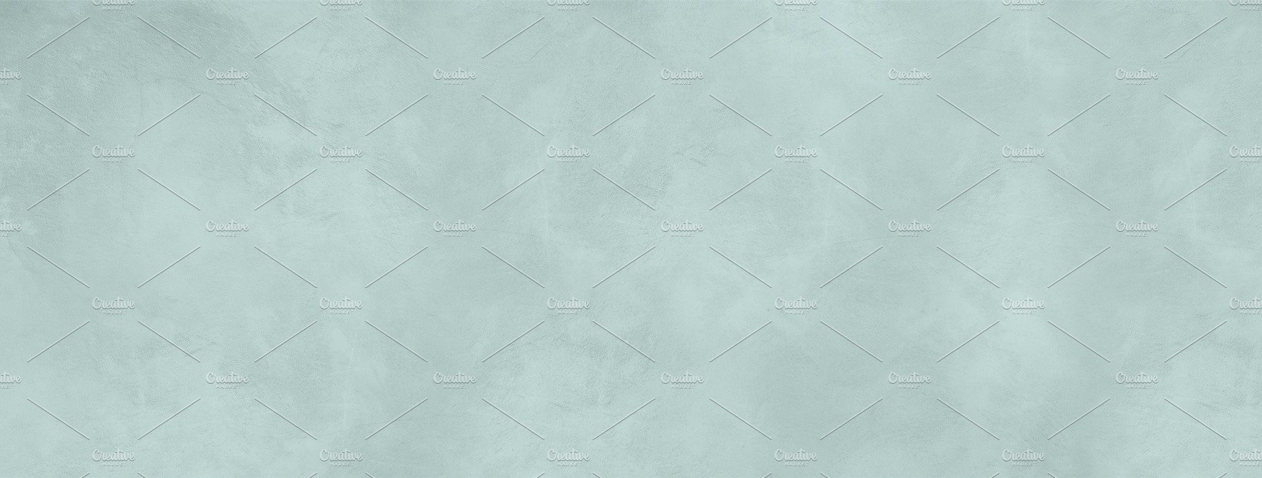 Empty light blue concrete wall background cover image.