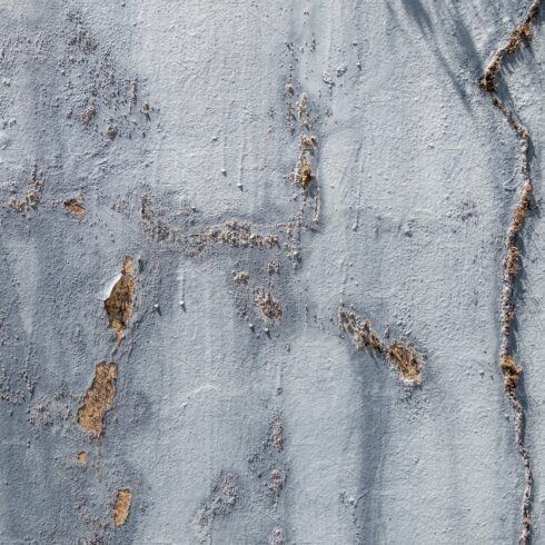 Grunge Blue concrete wall background texture cover image.