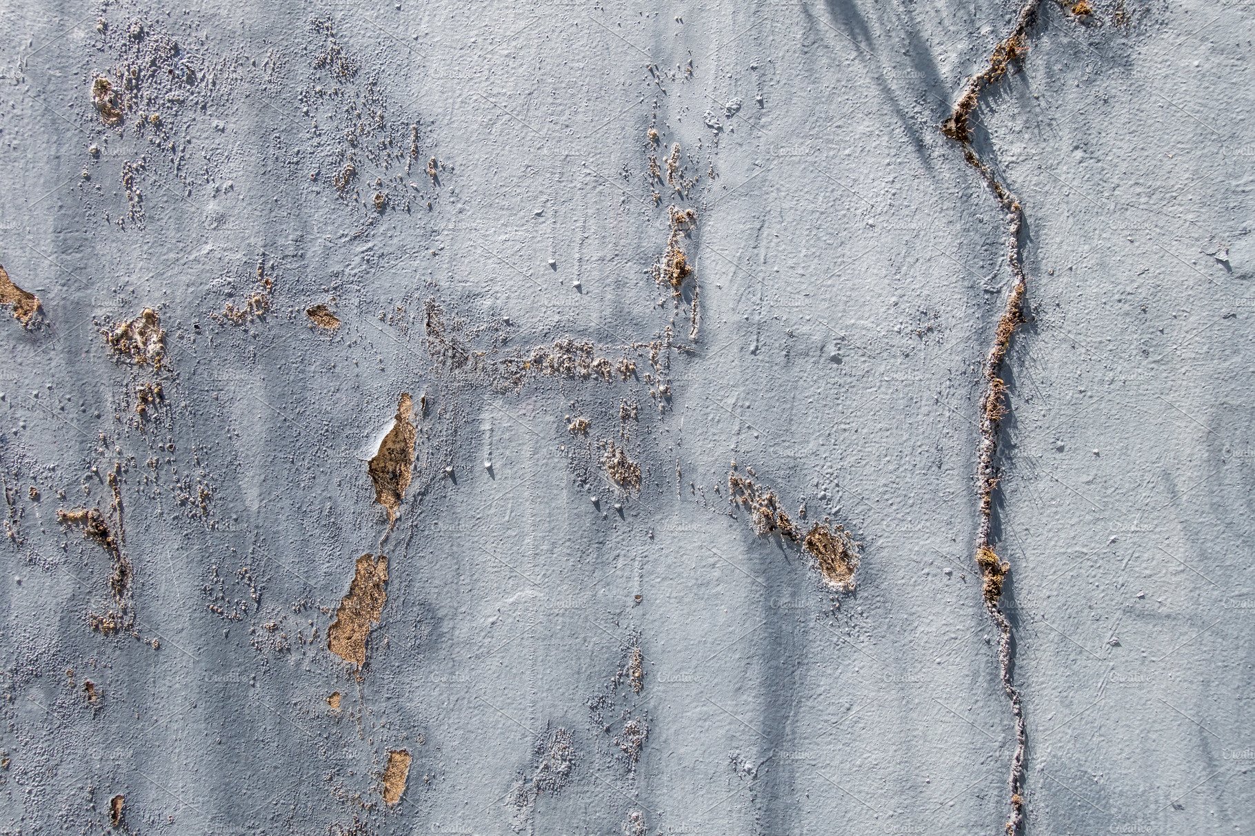 Grunge Blue concrete wall background texture cover image.