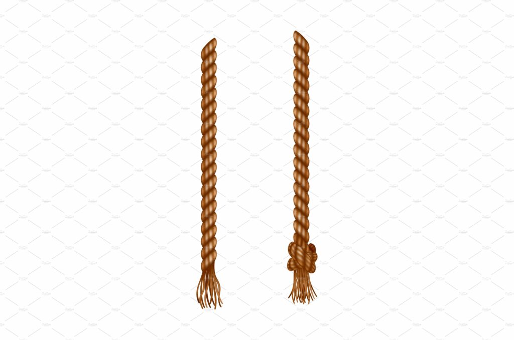 Isolated hanging ropes with – MasterBundles