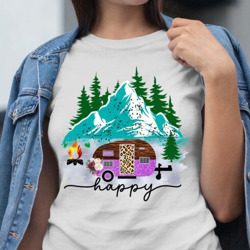 Camping Sublimation Design cover image.