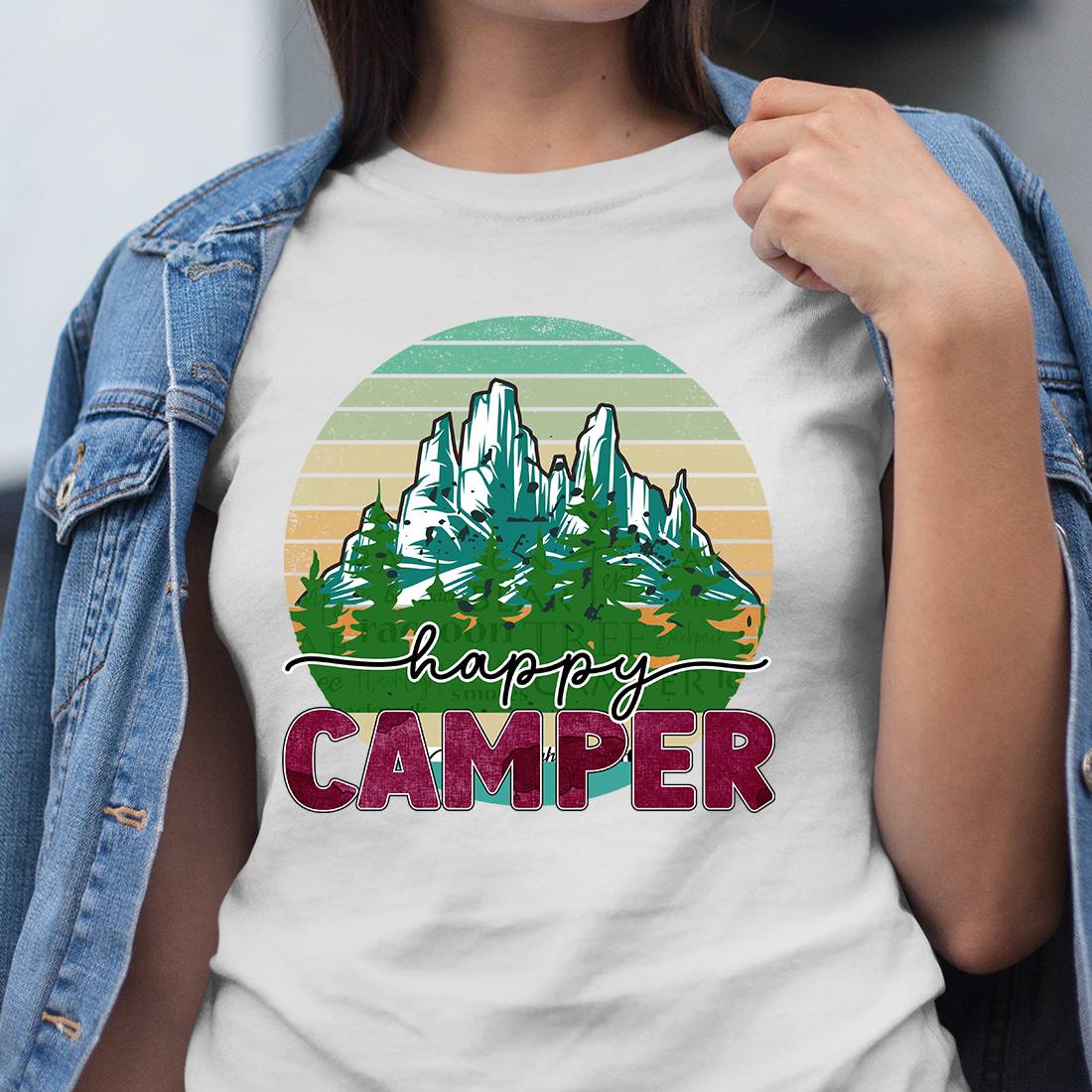 Camping Sublimation Design cover image.