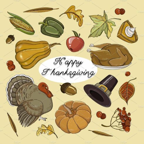 Happy Thanksgiving set cover image.