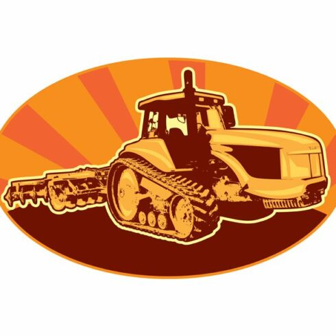 Tractor Mechanical Digger Excavator cover image.