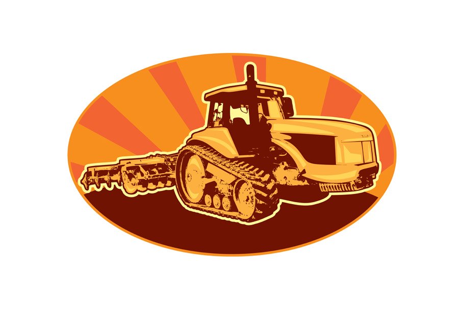 Tractor Mechanical Digger Excavator cover image.