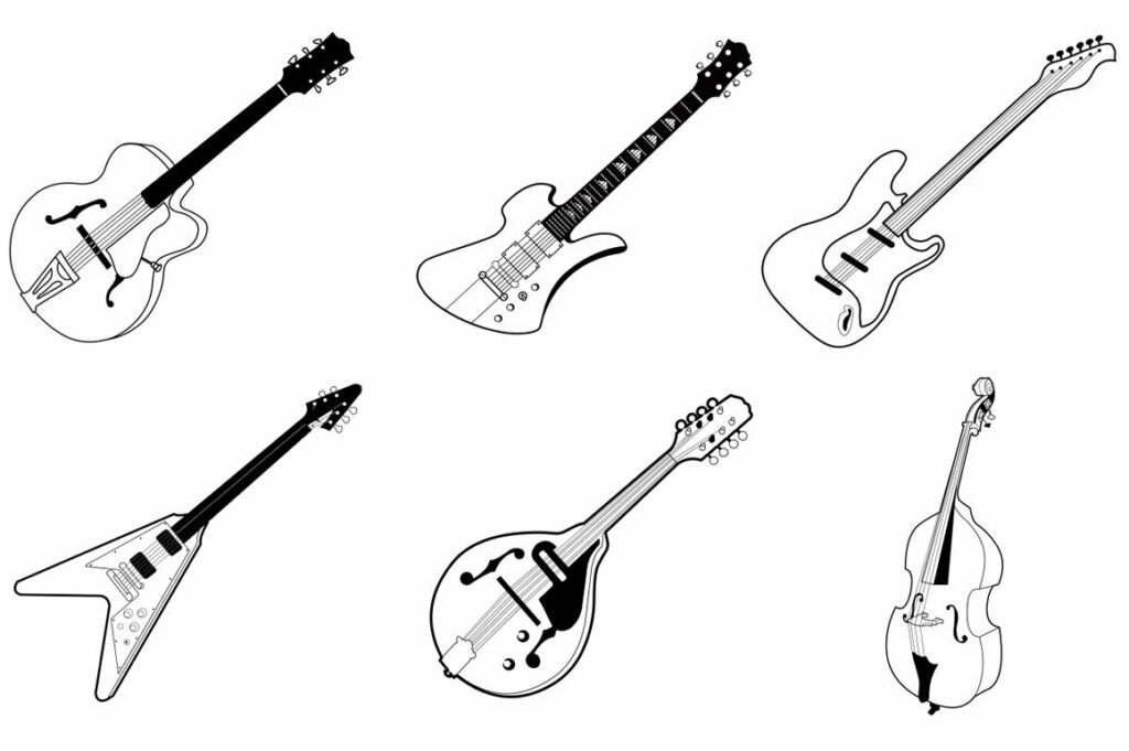 Hand Drawn Musical Instruments – MasterBundles