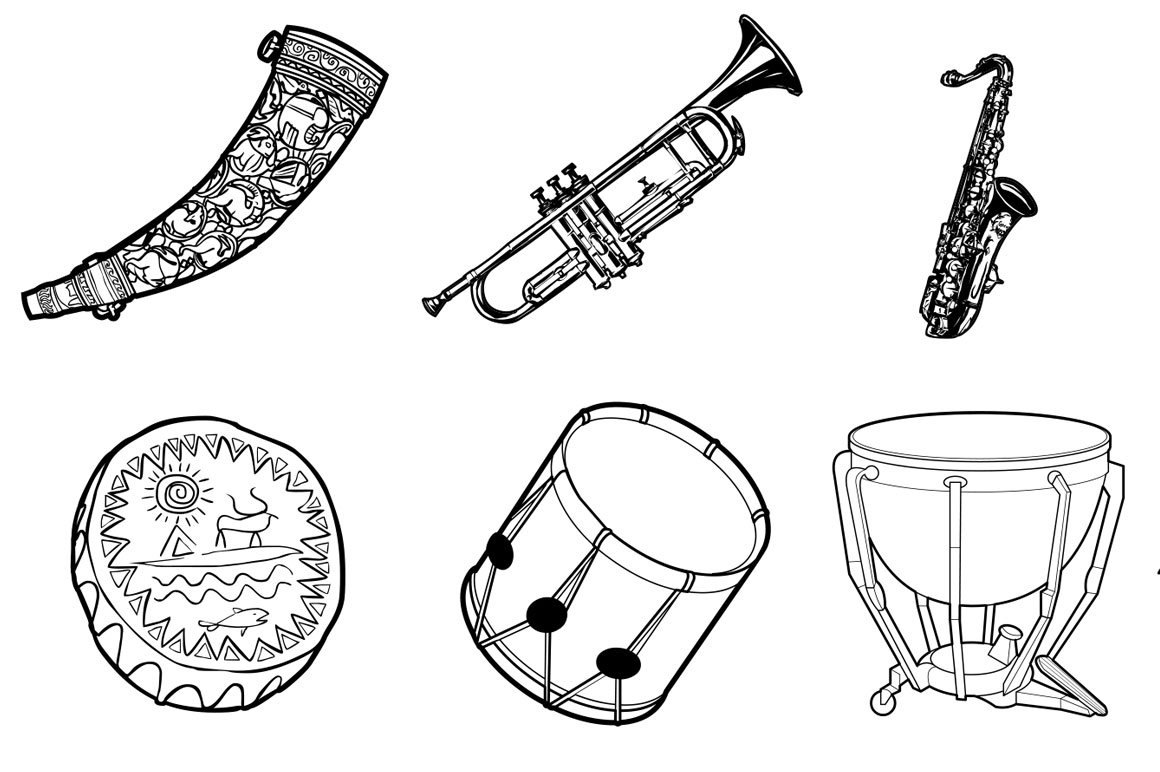 Hand Drawn Musical Instruments – MasterBundles-vachngandaiphat.com.vn