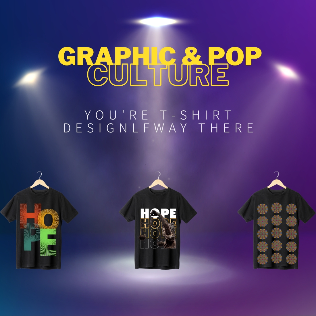 Graphic and Pop Culture T-Shirt Design preview image.