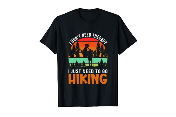hiking t shirt design vector graphics 1 67