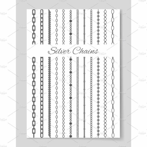 Collection of Silver Chains Isolated cover image.